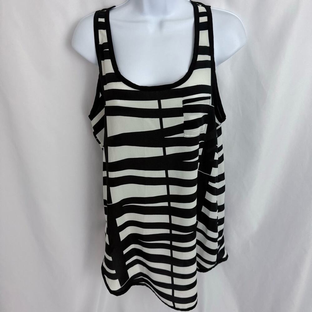 Forever 21 Striped Blouse Size Medium